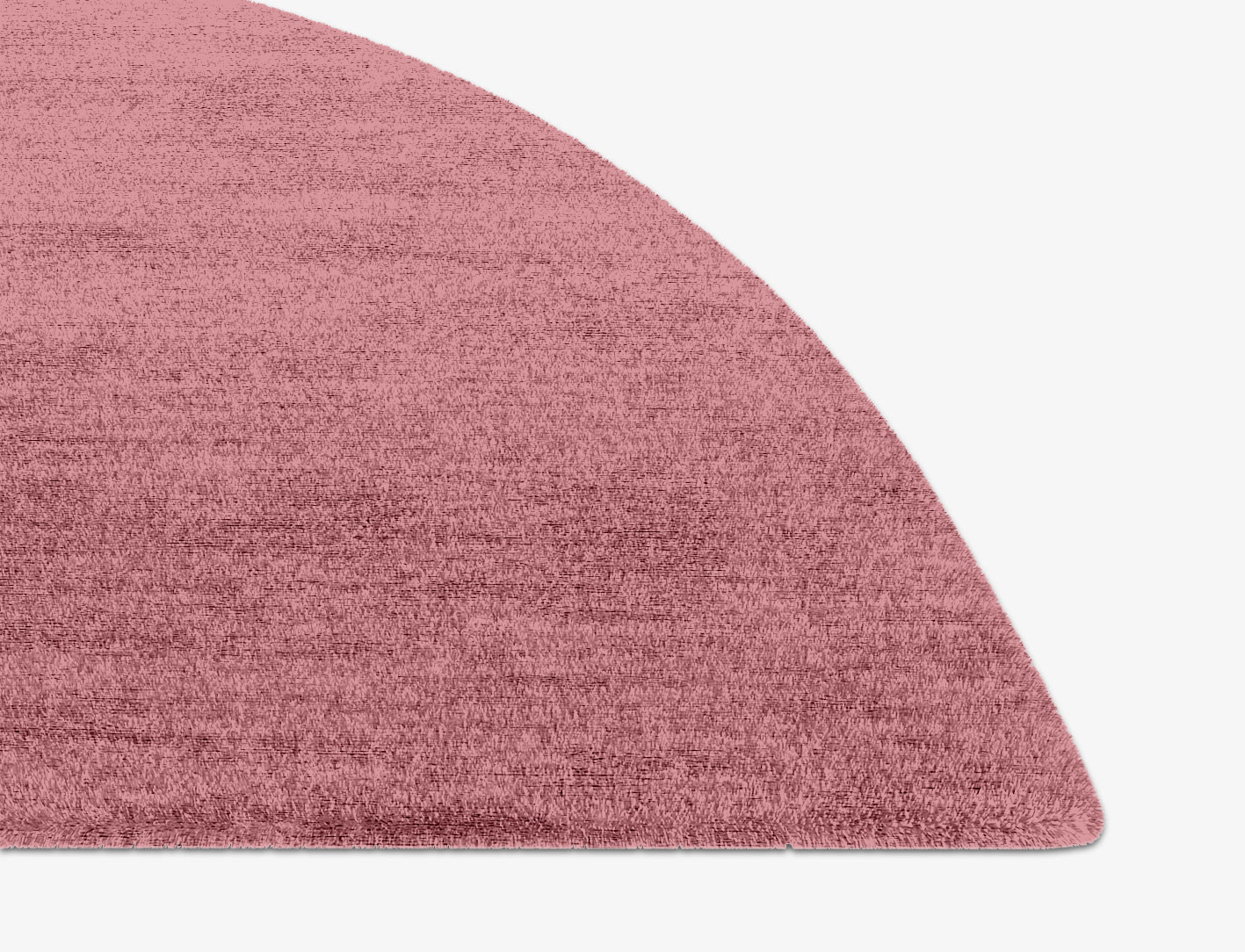 RA-AK09 Solid Colors Halfmoon Hand Knotted Bamboo Silk Custom Rug by Rug Artisan