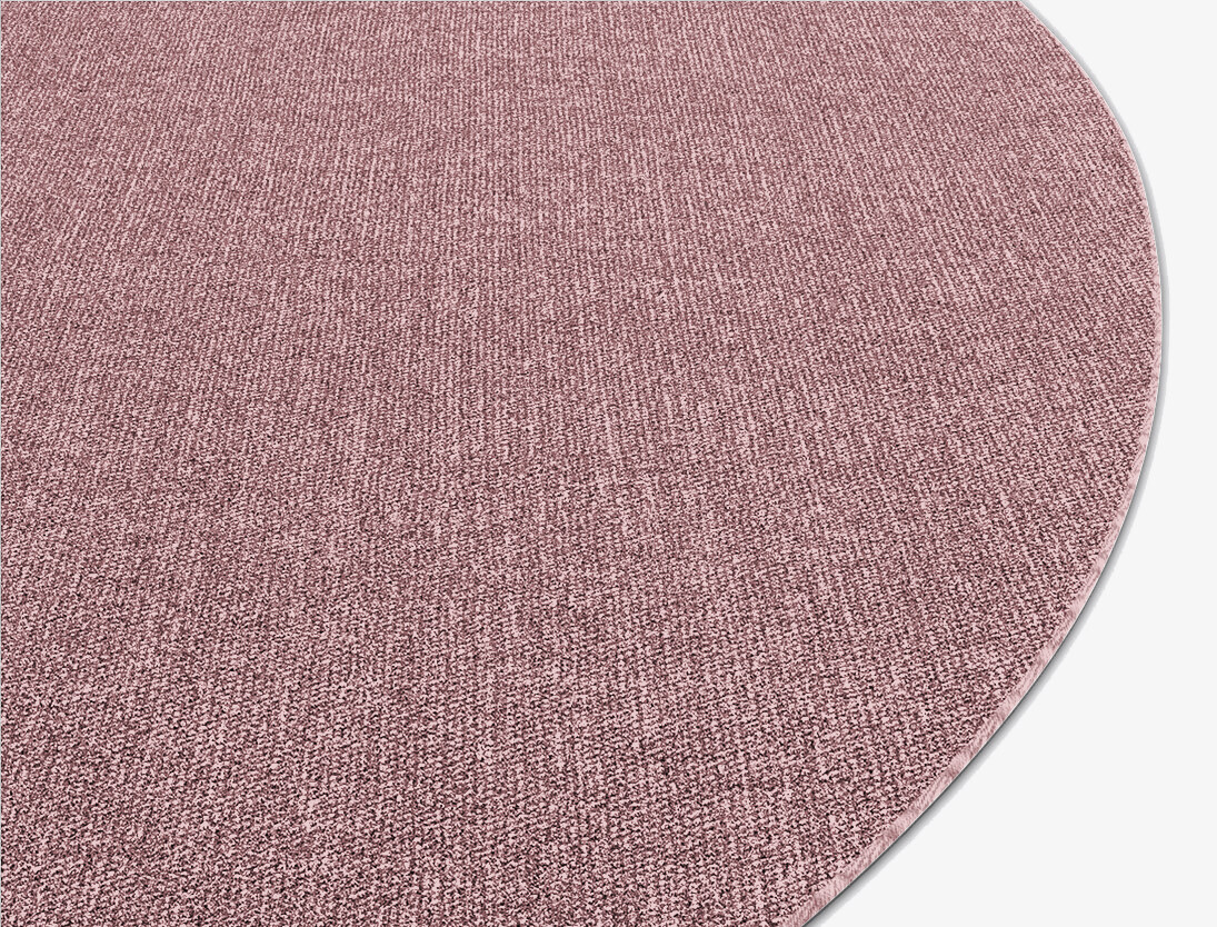 RA-AK09 Solid Colors Round Outdoor Recycled Yarn Custom Rug by Rug Artisan
