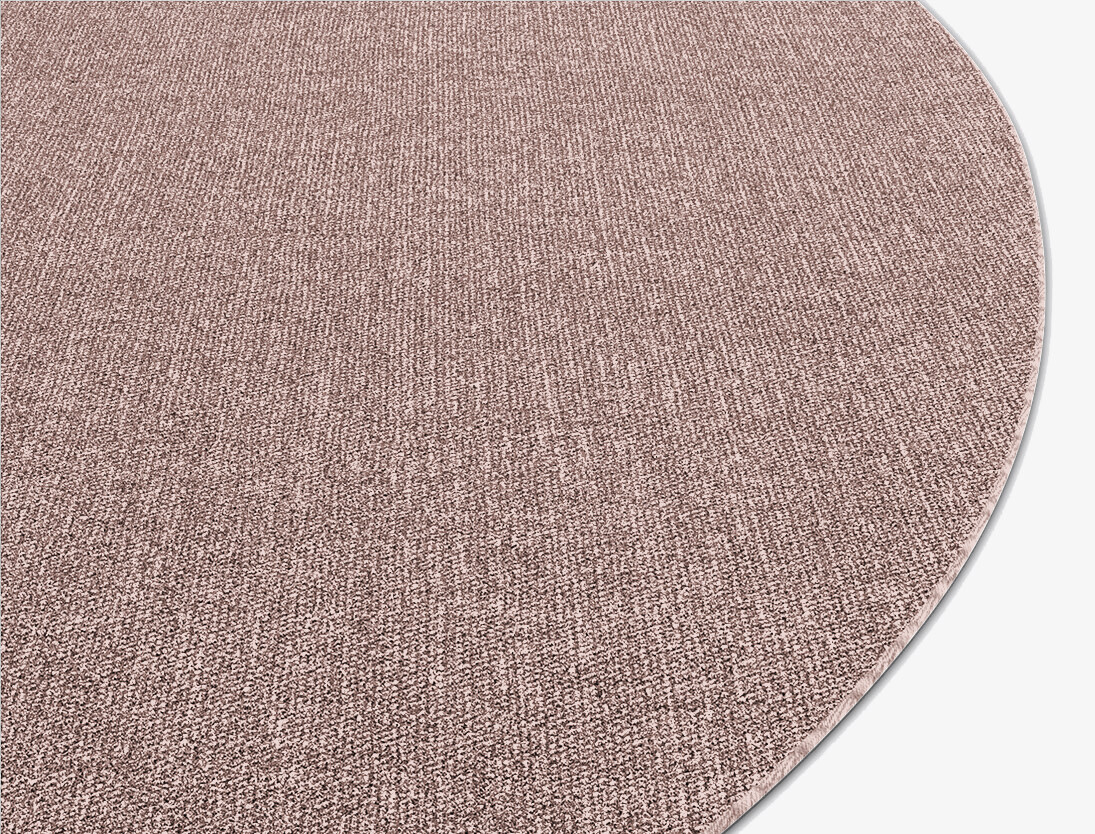 RA-AK11 Solid Colors Round Outdoor Recycled Yarn Custom Rug by Rug Artisan