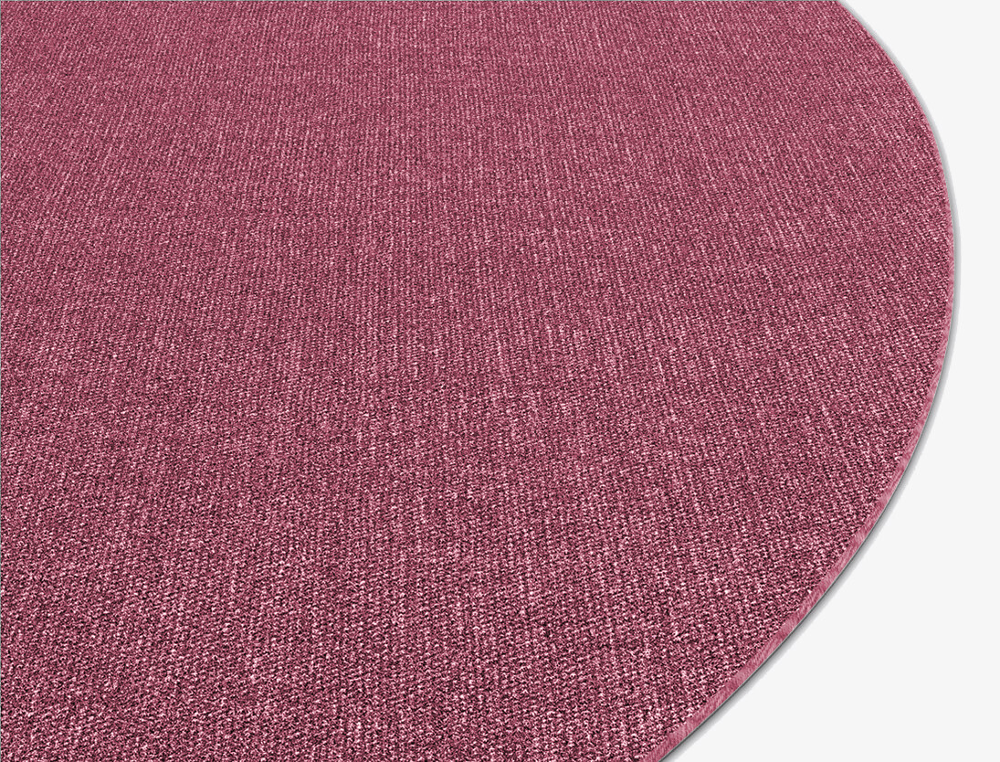 RA-AL06 Solid Colors Round Flatweave New Zealand Wool Custom Rug by Rug Artisan