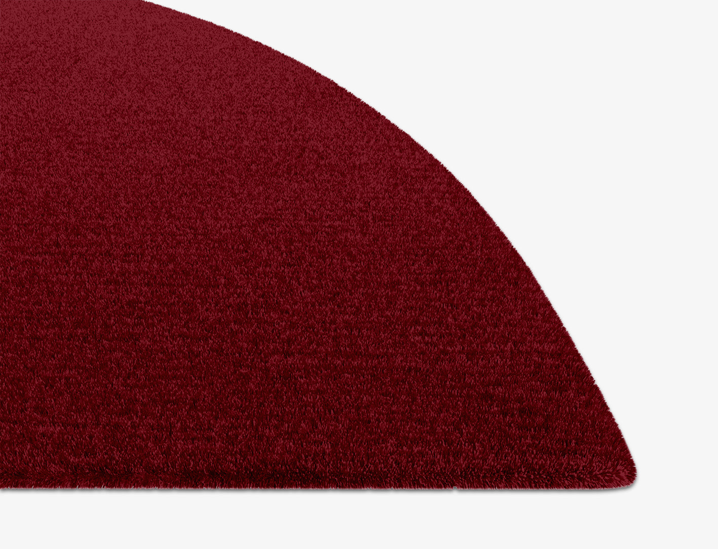 RA-AO01 Solid Colors Halfmoon Hand Knotted Tibetan Wool Custom Rug by Rug Artisan