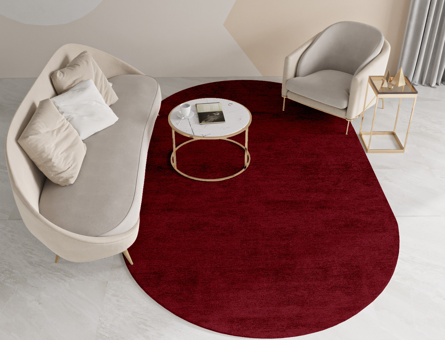 RA-AO01 Solid Colors Capsule Hand Tufted Bamboo Silk Custom Rug by Rug Artisan