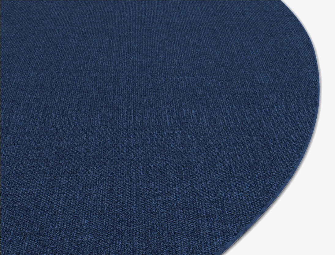 RA-BB04 Solid Colours Round Flatweave New Zealand Wool Custom Rug by Rug Artisan