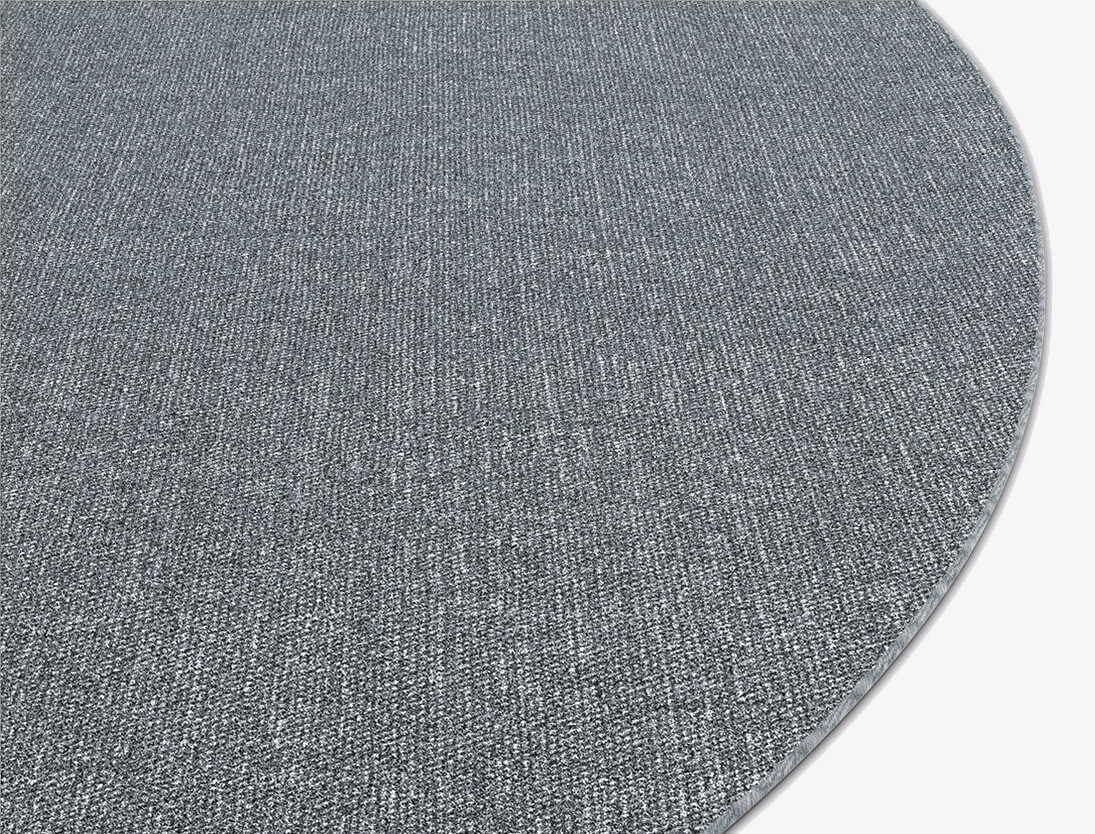 RA-BC09 Solid Colours Round Flatweave New Zealand Wool Custom Rug by Rug Artisan