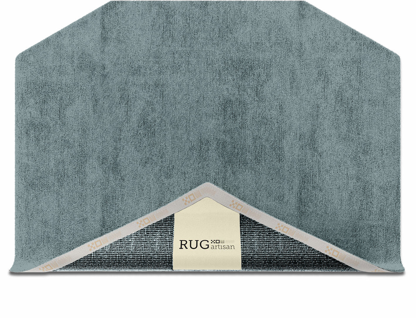 RA-BG09 Solid Colors Hexagon Hand Knotted Bamboo Silk Custom Rug by Rug Artisan