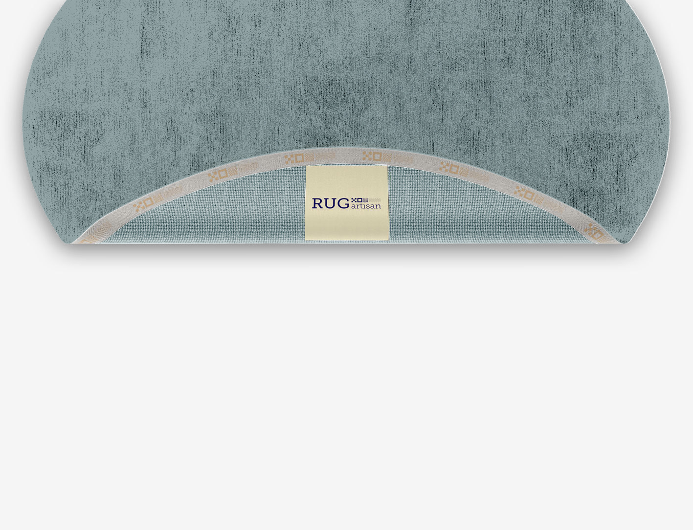 RA-BG09 Solid Colors Oval Hand Knotted Bamboo Silk Custom Rug by Rug Artisan