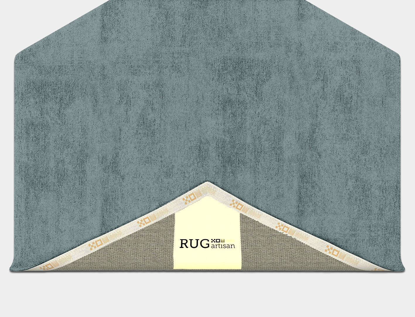 RA-BG09 Solid Colors Hexagon Hand Tufted Bamboo Silk Custom Rug by Rug Artisan