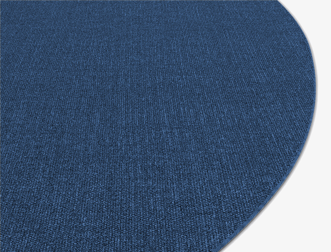 RA-BH04 Solid Colours Round Outdoor Recycled Yarn Custom Rug by Rug Artisan