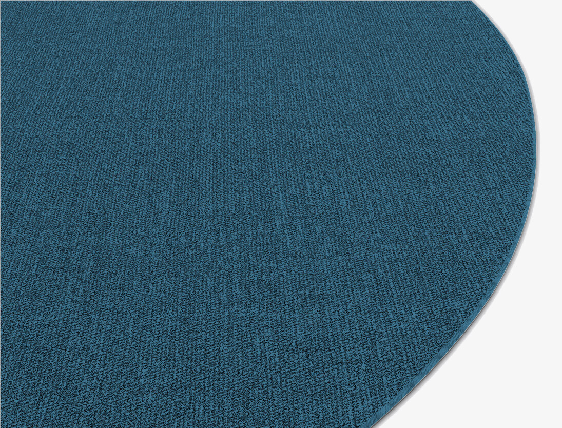 RA-BI02 Solid Colors Oval Flatweave New Zealand Wool Custom Rug by Rug Artisan