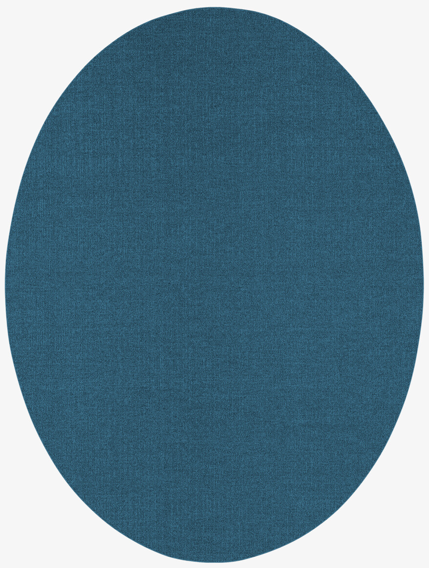 RA-BI02 Solid Colors Oval Flatweave New Zealand Wool Custom Rug by Rug Artisan