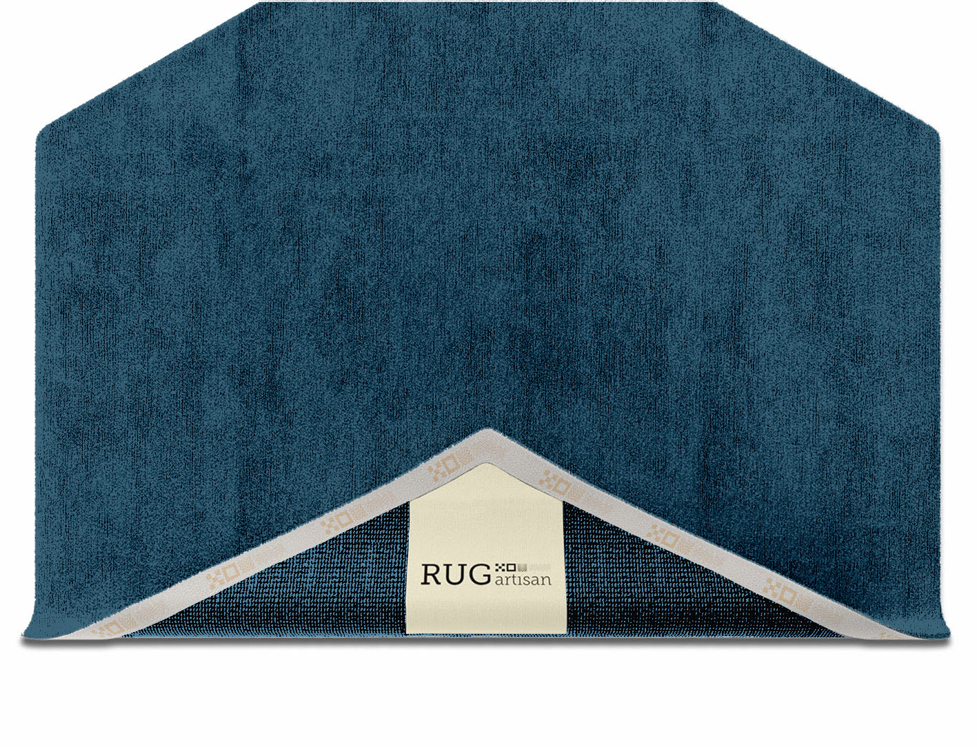 RA-BI02 Solid Colors Hexagon Hand Knotted Bamboo Silk Custom Rug by Rug Artisan