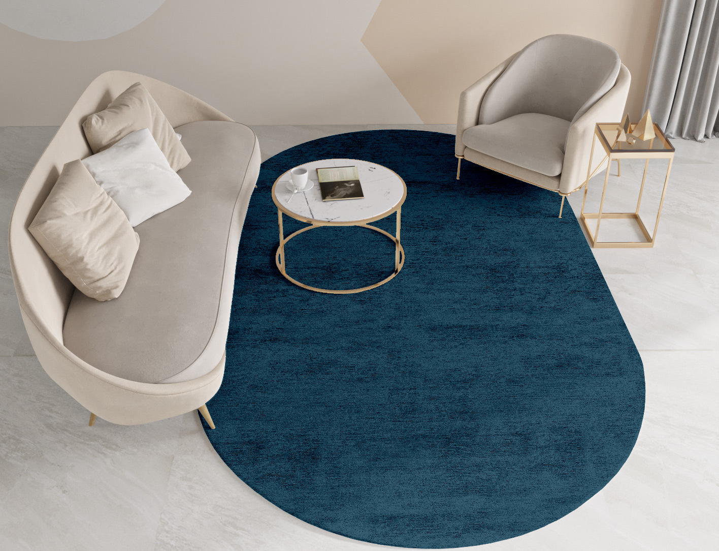 RA-BI02 Solid Colors Capsule Hand Tufted Bamboo Silk Custom Rug by Rug Artisan