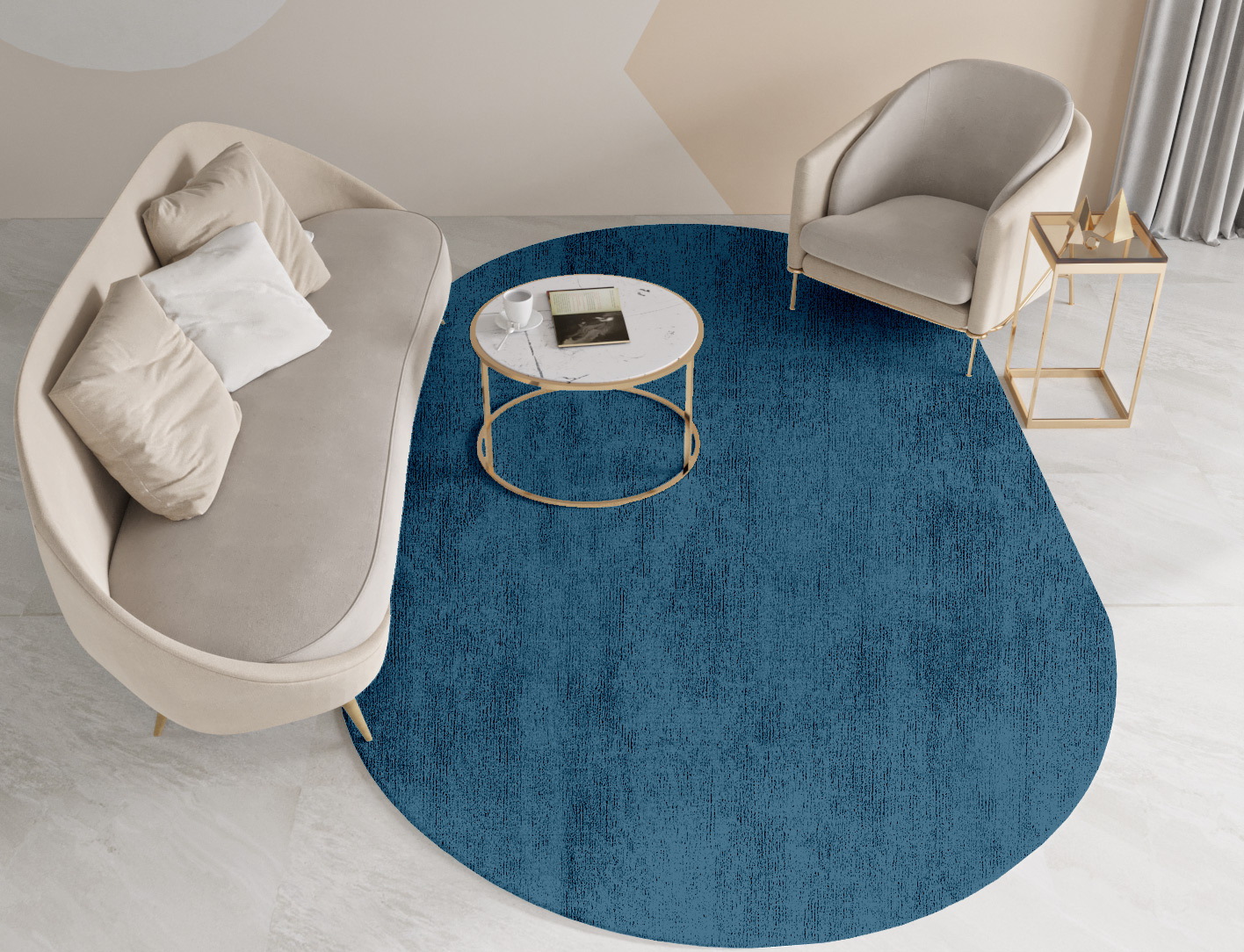 RA-BI04 Solid Colors Capsule Hand Knotted Bamboo Silk Custom Rug by Rug Artisan