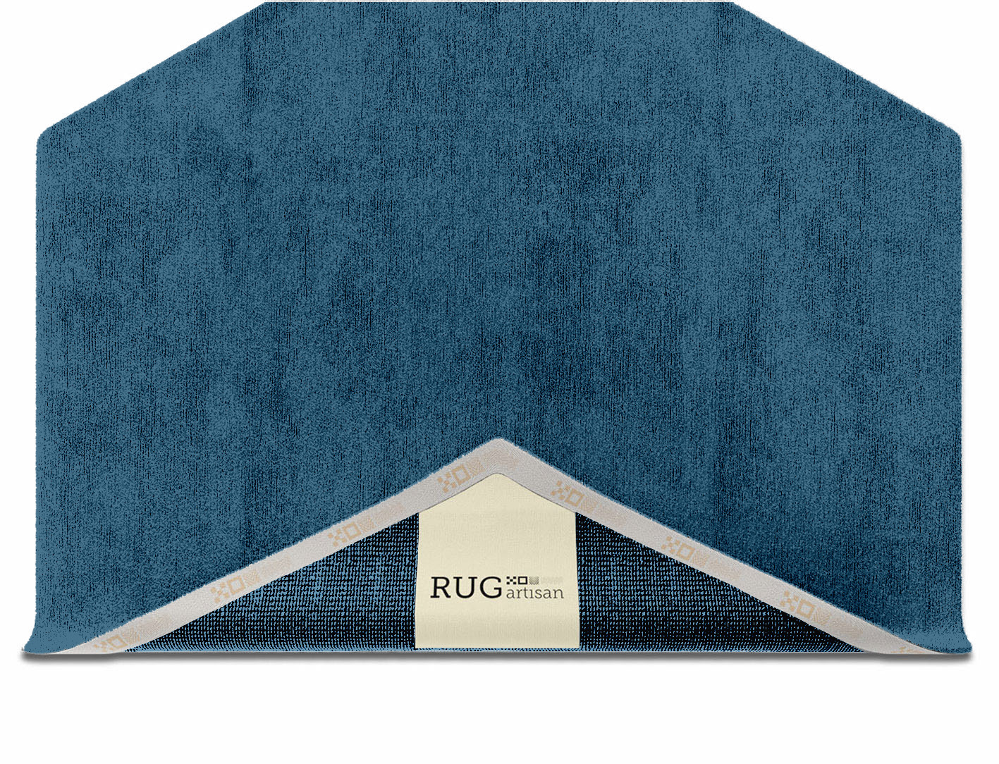 RA-BI04 Solid Colors Hexagon Hand Knotted Bamboo Silk Custom Rug by Rug Artisan