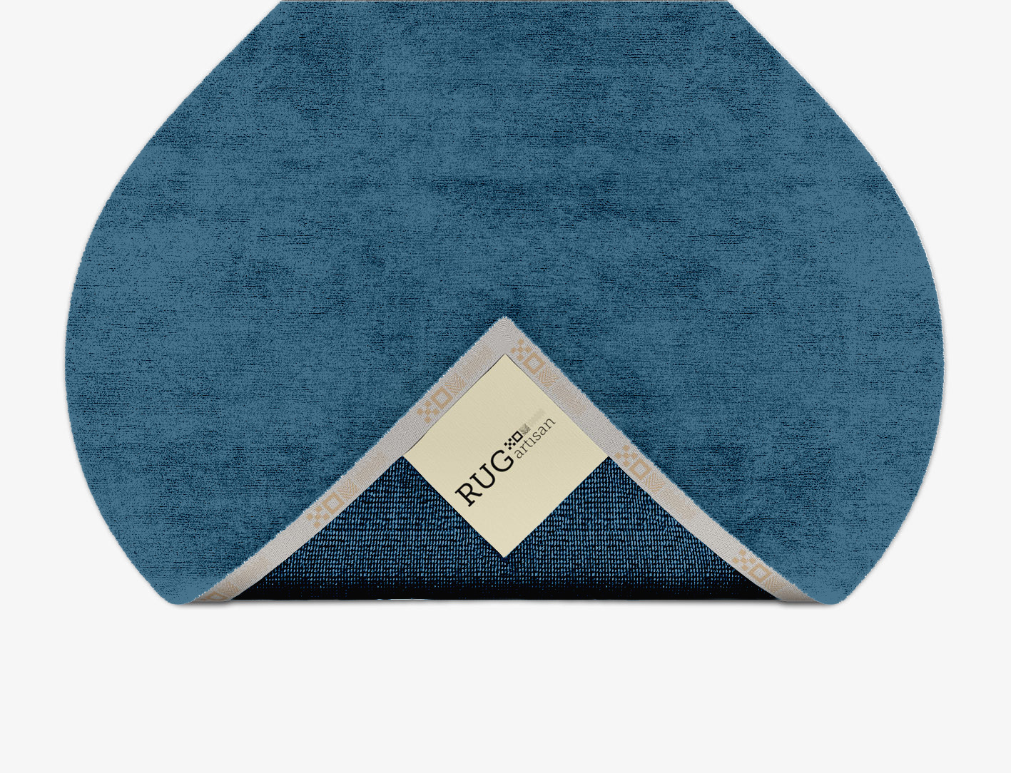 RA-BI04 Solid Colors Ogee Hand Knotted Bamboo Silk Custom Rug by Rug Artisan