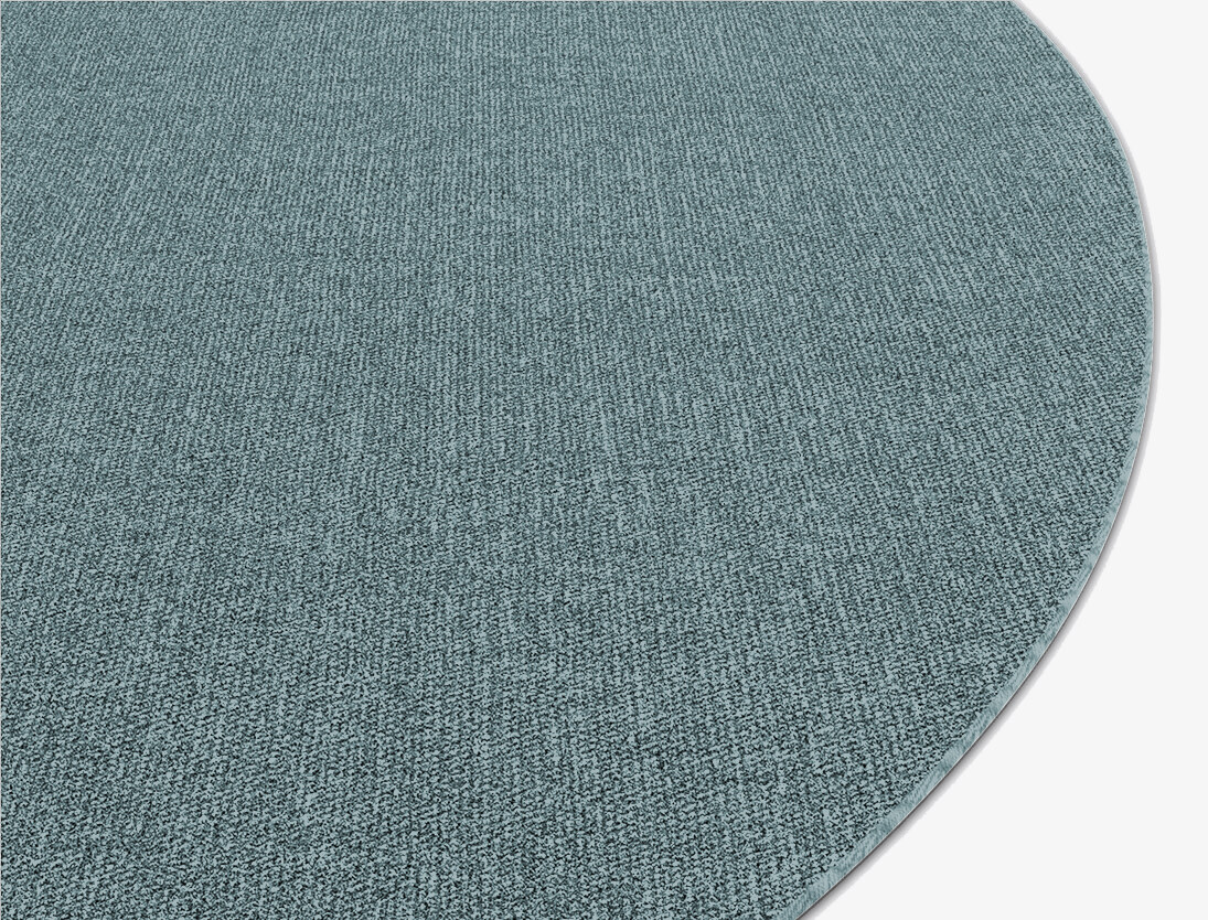 RA-BI09 Solid Colors Oval Flatweave New Zealand Wool Custom Rug by Rug Artisan