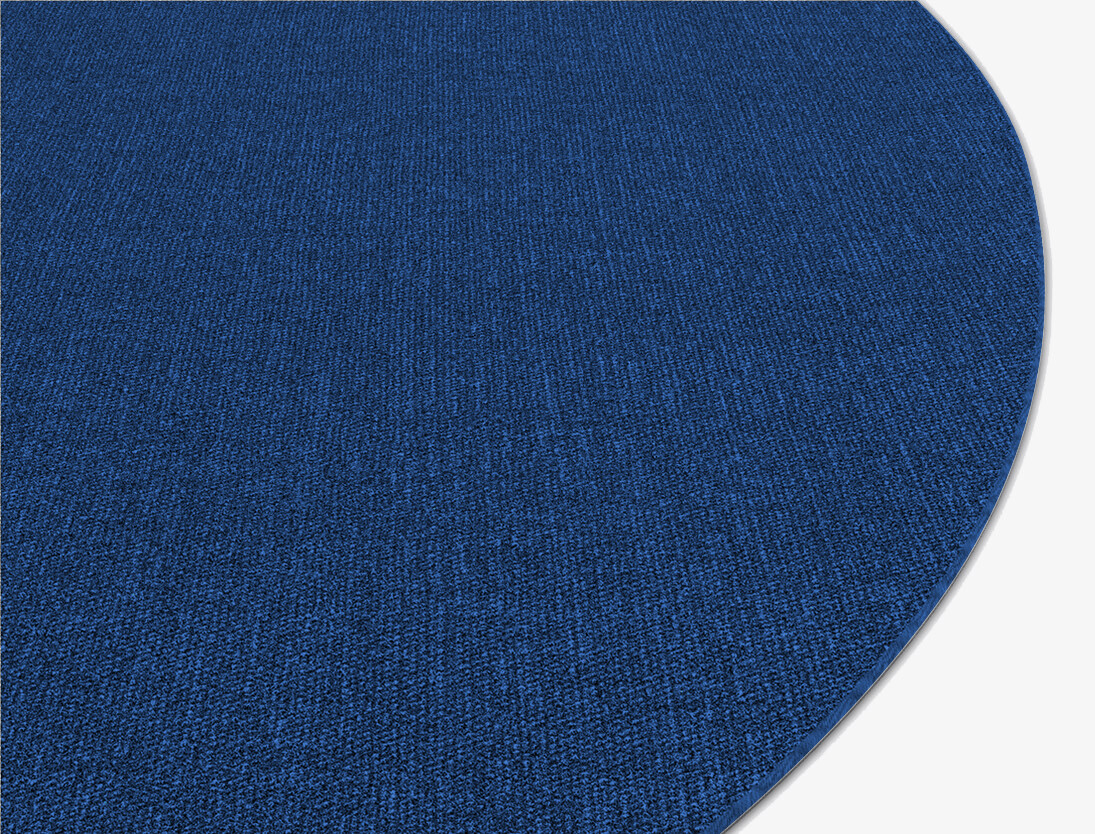 RA-BJ02 Solid Colors Round Flatweave New Zealand Wool Custom Rug by Rug Artisan
