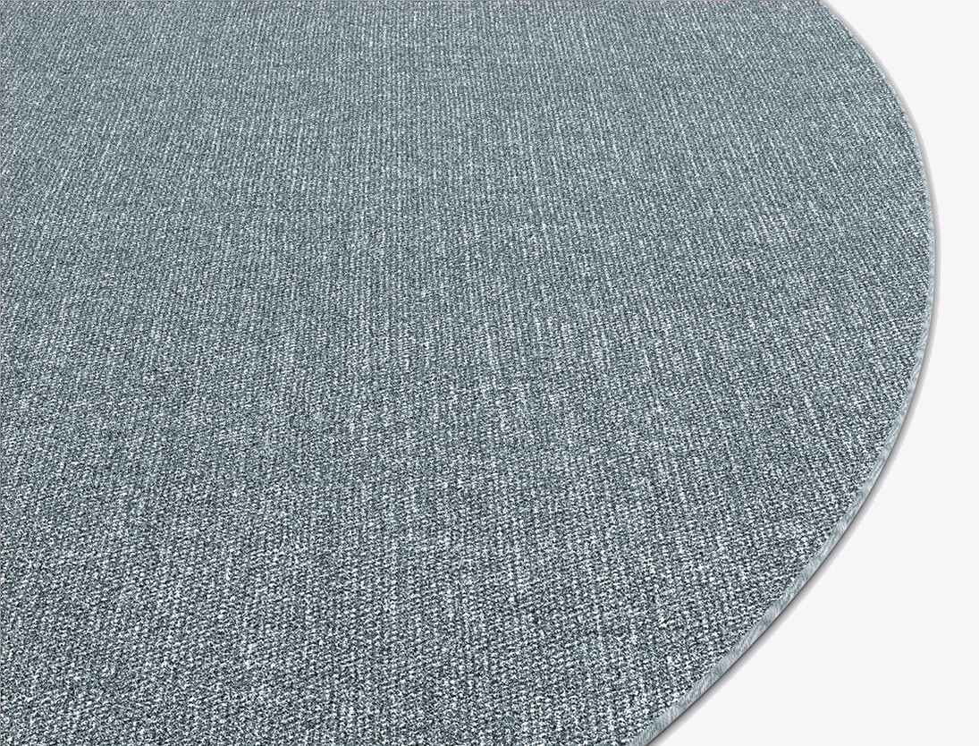 RA-BJ10 Solid Colors Round Outdoor Recycled Yarn Custom Rug by Rug Artisan