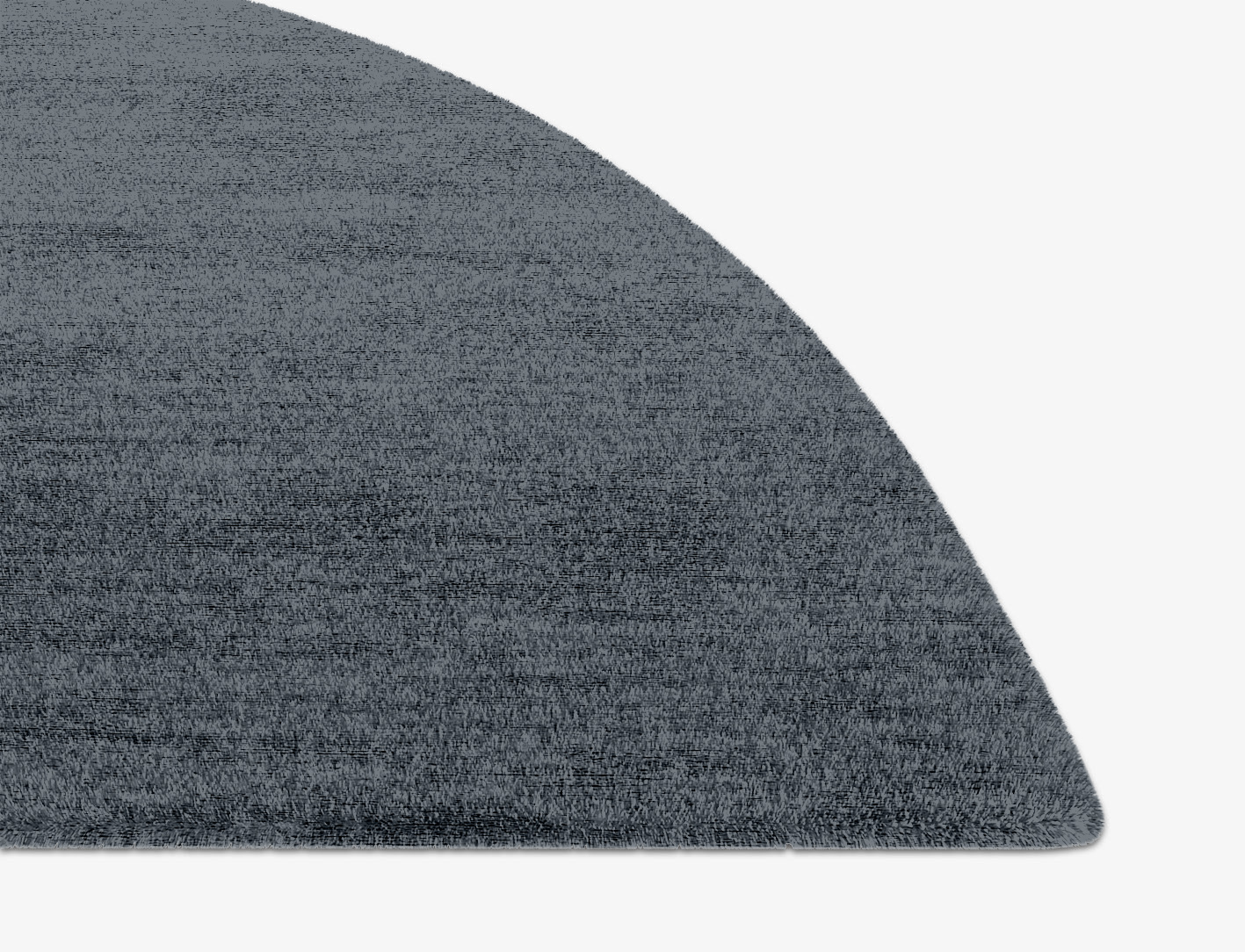 RA-BN06 Solid Colors Halfmoon Hand Knotted Bamboo Silk Custom Rug by Rug Artisan