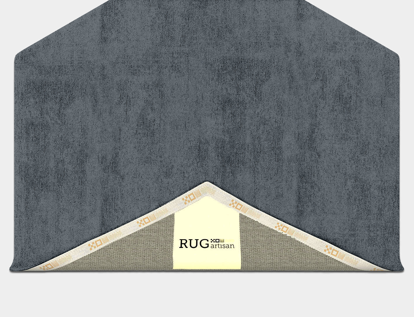 RA-BN06 Solid Colors Hexagon Hand Tufted Bamboo Silk Custom Rug by Rug Artisan