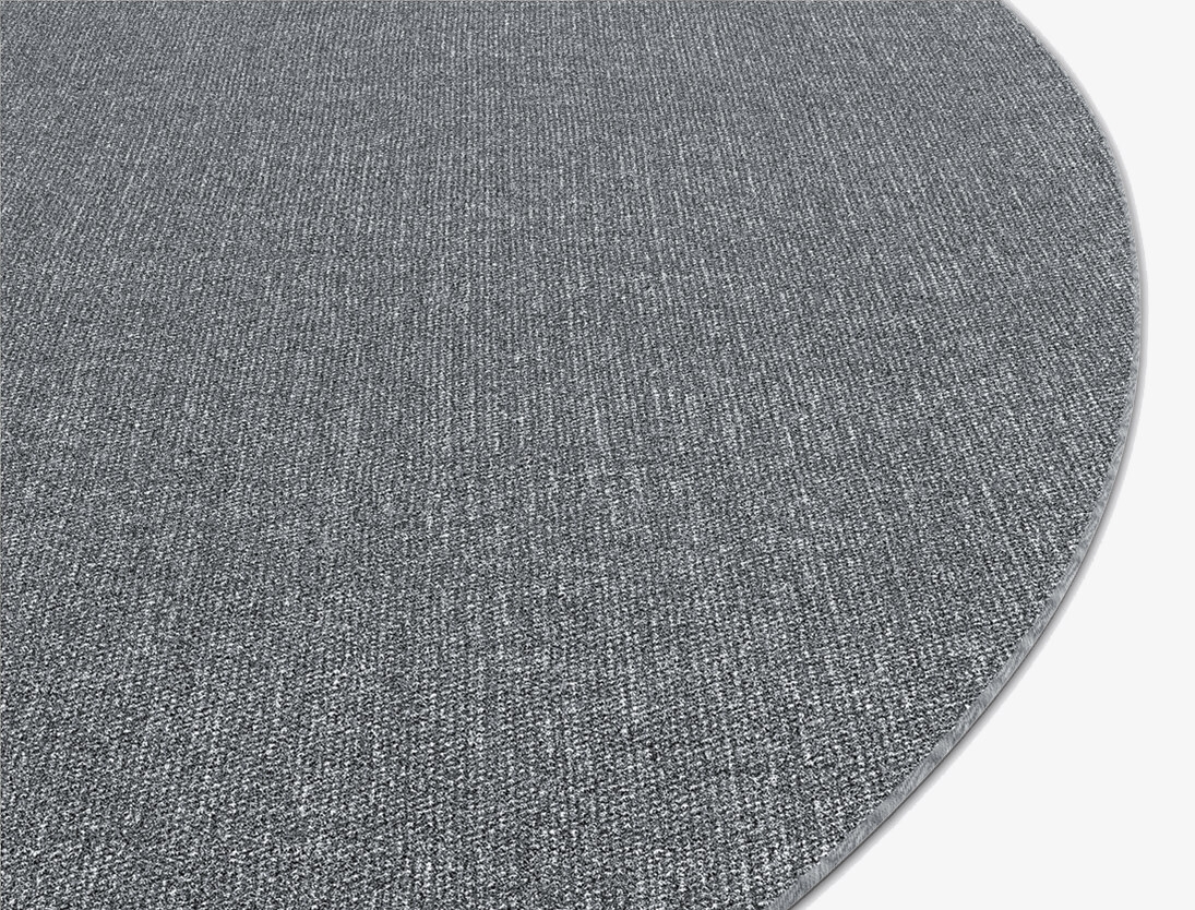 RA-BN07 Solid Colors Round Flatweave New Zealand Wool Custom Rug by Rug Artisan