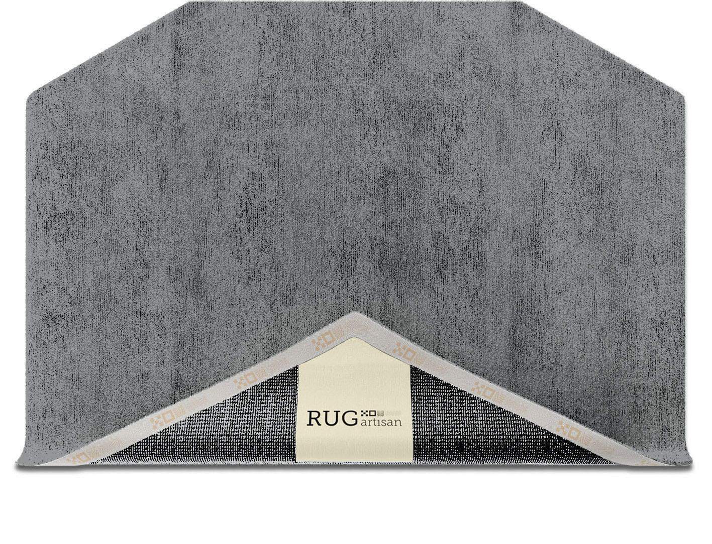 RA-BN08 Solid Colors Hexagon Hand Knotted Bamboo Silk Custom Rug by Rug Artisan
