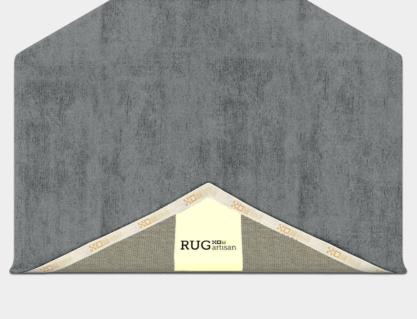 RA-BN08 Solid Colors Hexagon Hand Tufted Bamboo Silk Custom Rug by Rug Artisan