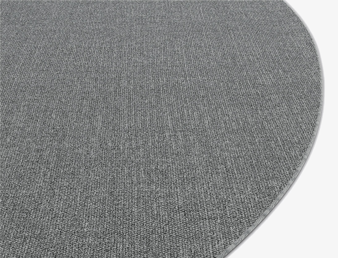 RA-BN08 Solid Colors Round Outdoor Recycled Yarn Custom Rug by Rug Artisan