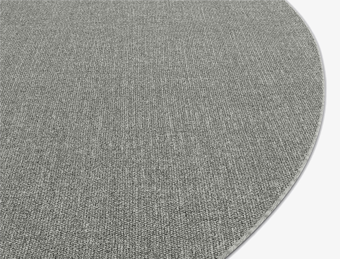 RA-BN10 Solid Colors Round Flatweave New Zealand Wool Custom Rug by Rug Artisan