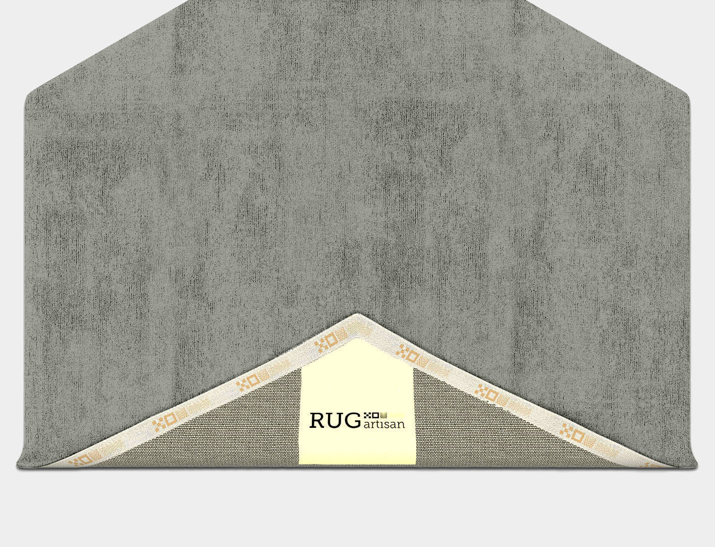 RA-BN10 Solid Colors Hexagon Hand Tufted Bamboo Silk Custom Rug by Rug Artisan