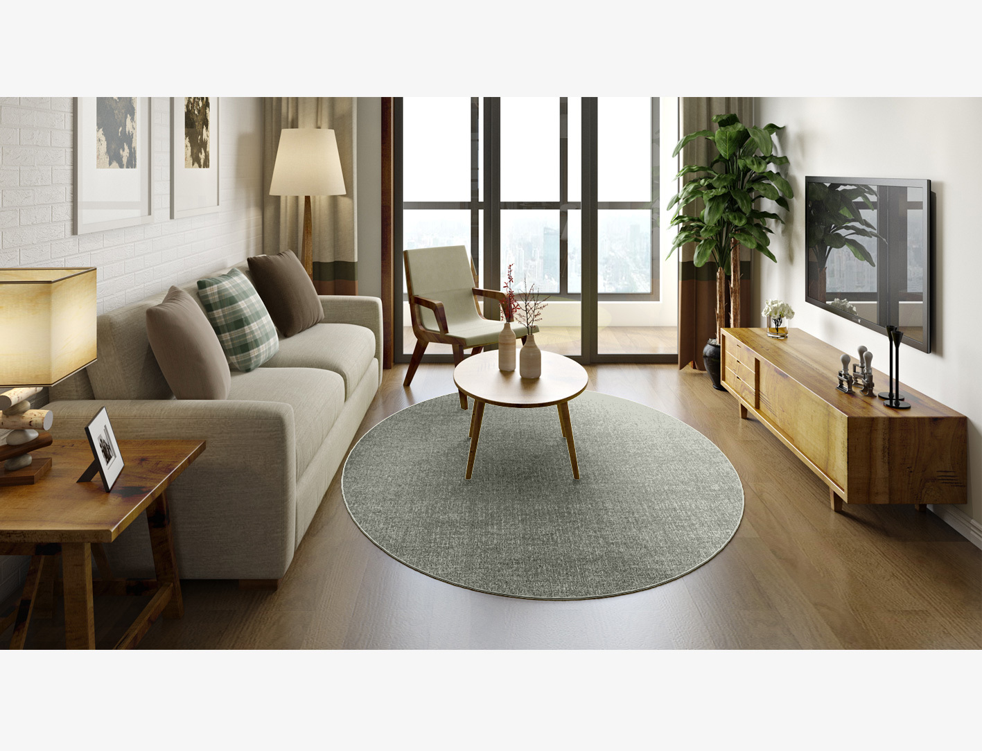 RA-BN10 Solid Colors Oval Outdoor Recycled Yarn Custom Rug by Rug Artisan