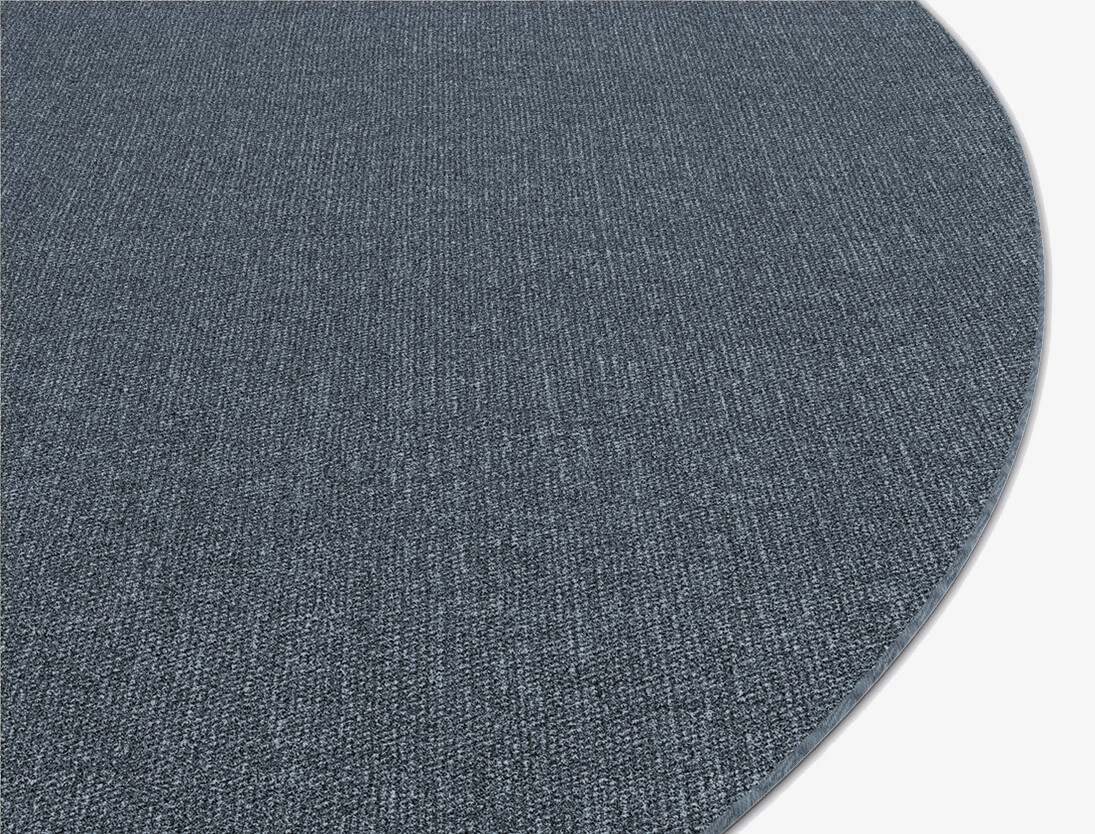RA-BS05 Solid Colours Round Flatweave New Zealand Wool Custom Rug by Rug Artisan