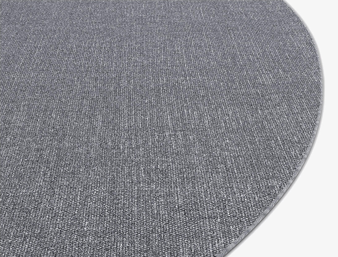 RA-BS08 Solid Colors Round Outdoor Recycled Yarn Custom Rug by Rug Artisan