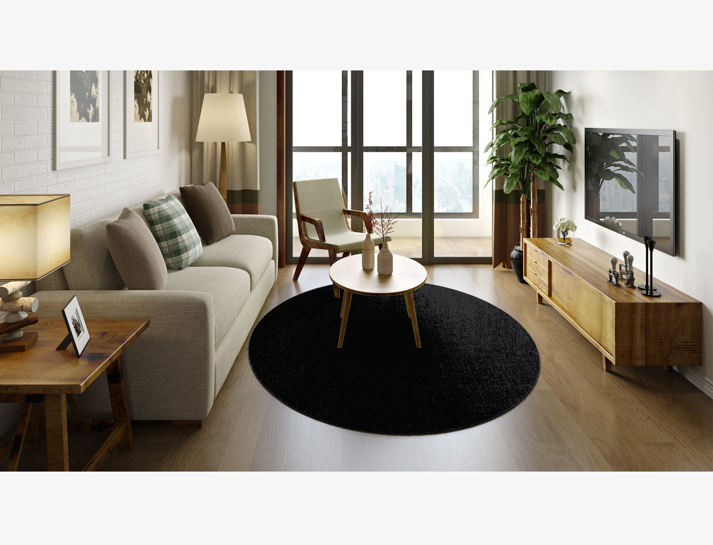 RA-BT01 Solid Colors Oval Flatweave Bamboo Silk Custom Rug by Rug Artisan
