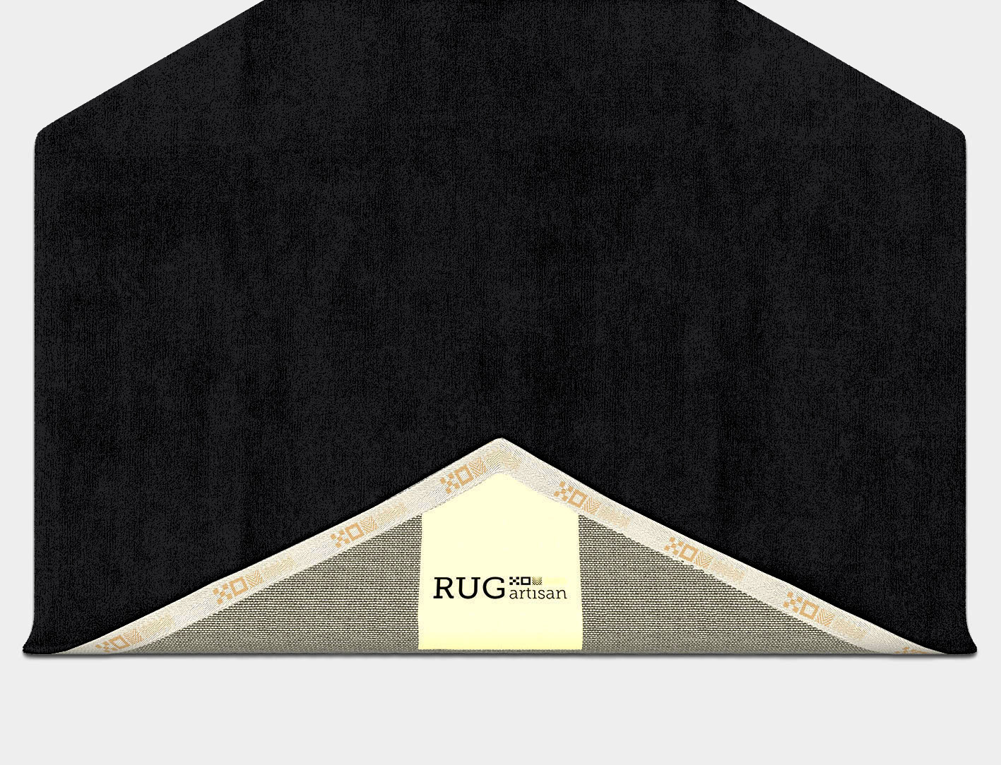 RA-BT01 Solid Colors Hexagon Hand Tufted Bamboo Silk Custom Rug by Rug Artisan