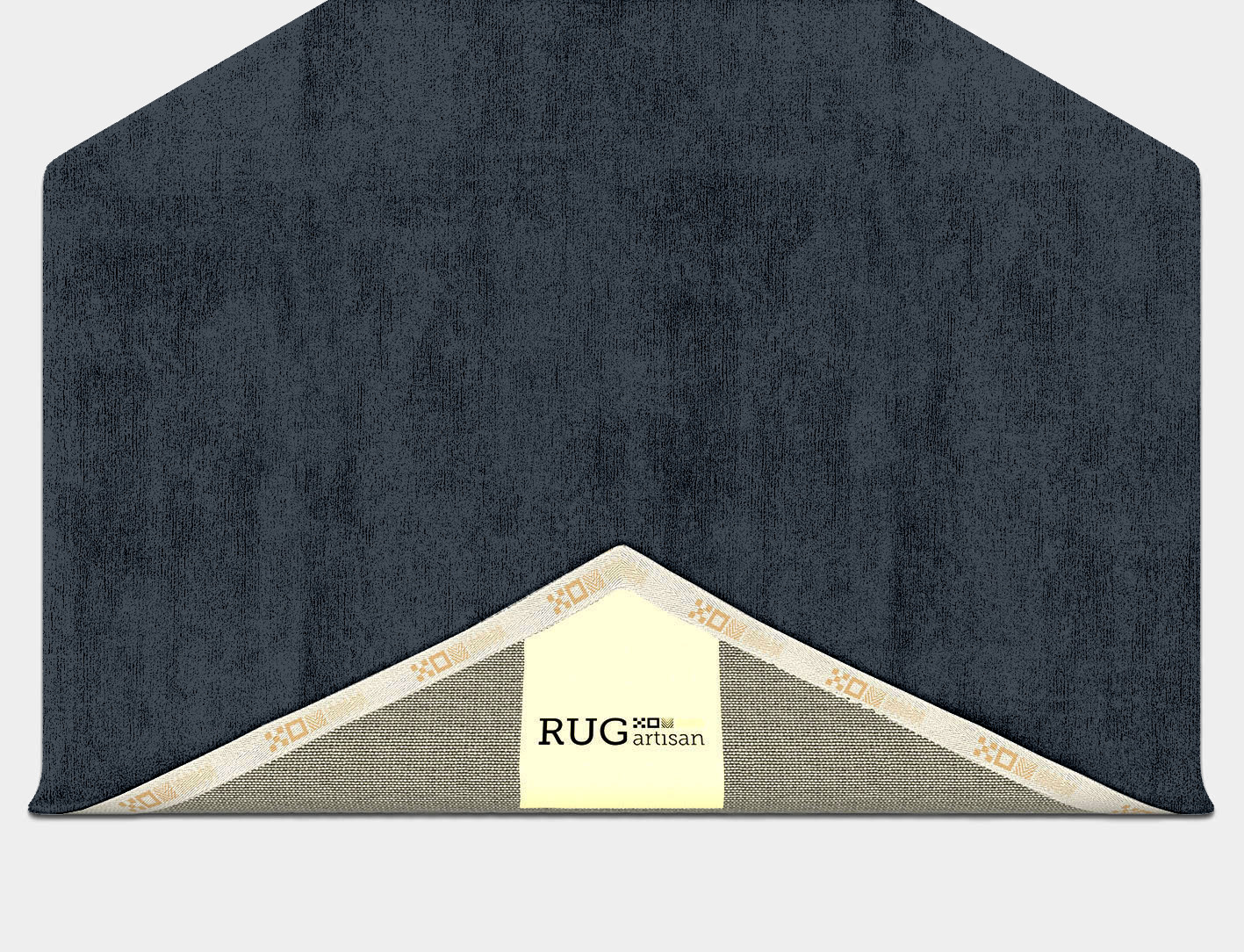 RA-BT08 Solid Colors Hexagon Hand Tufted Bamboo Silk Custom Rug by Rug Artisan