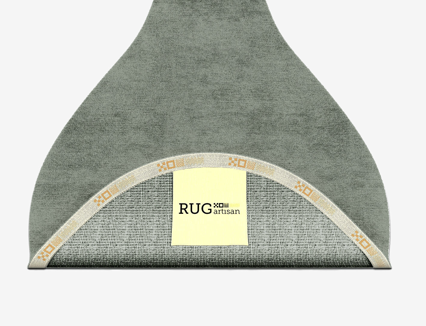 RA-CA08 Solid Colors Drop Hand Knotted Bamboo Silk Custom Rug by Rug Artisan