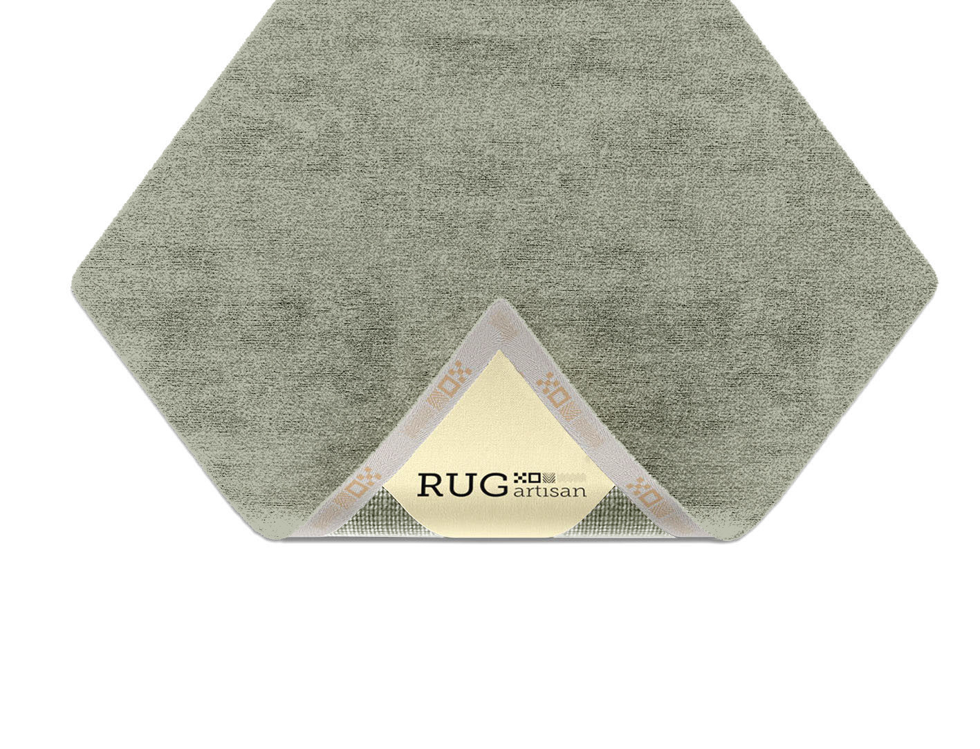RA-CA11 Solid Colors Diamond Hand Knotted Bamboo Silk Custom Rug by Rug Artisan
