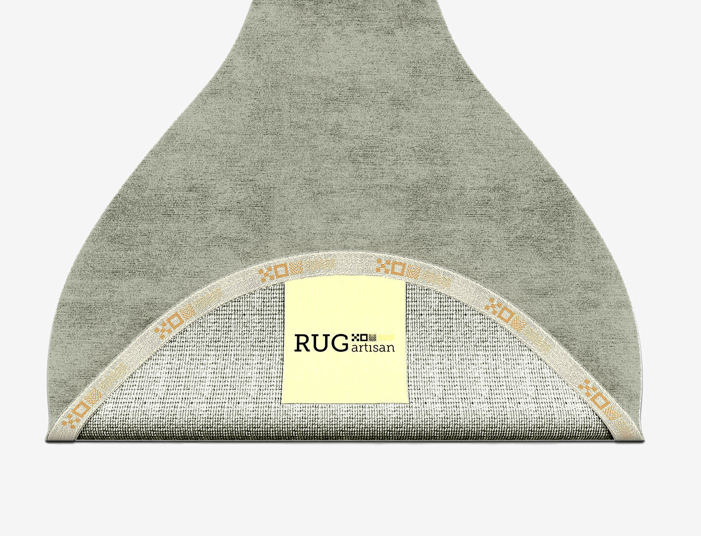 RA-CA11 Solid Colors Drop Hand Knotted Bamboo Silk Custom Rug by Rug Artisan