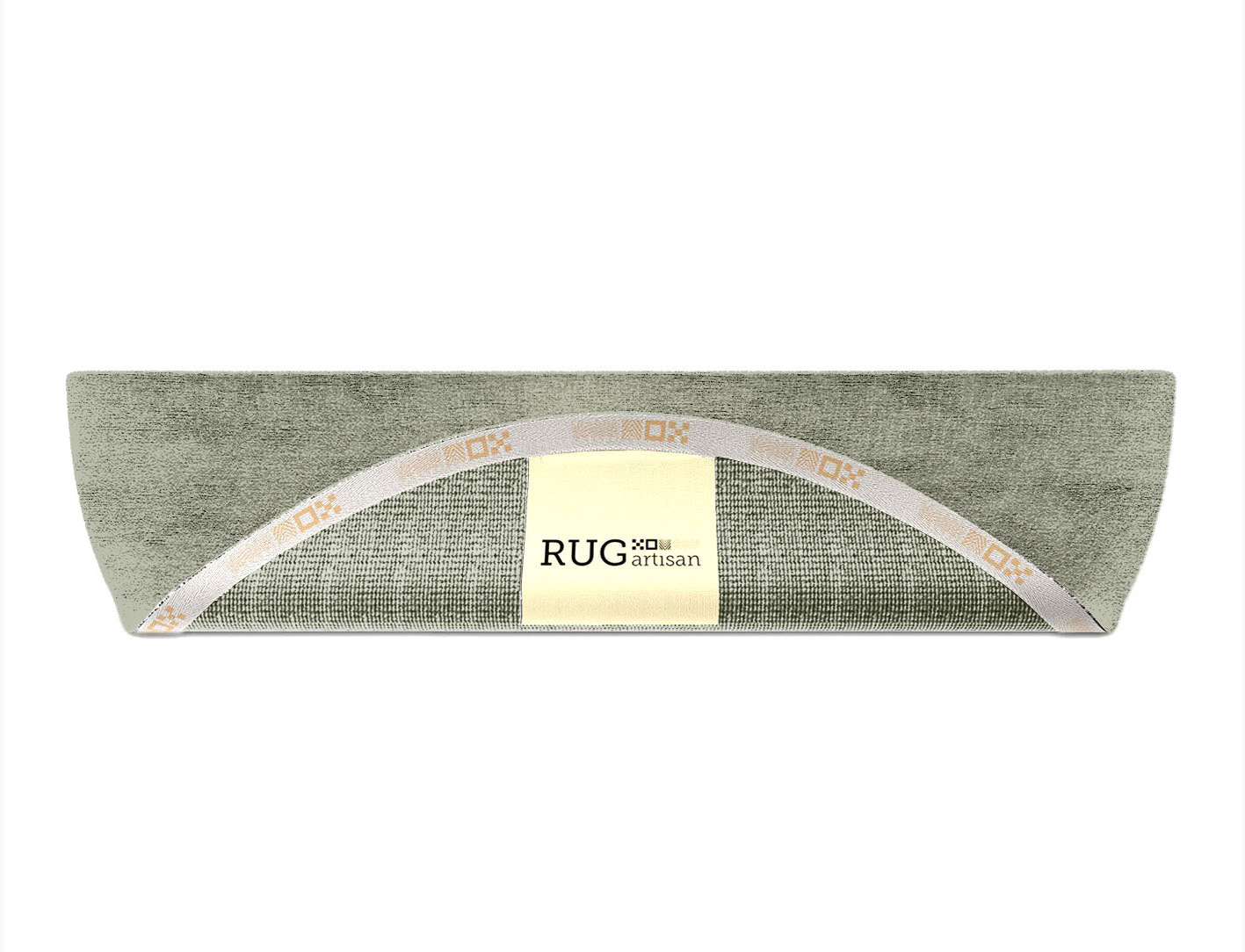 RA-CA11 Solid Colors Halfmoon Hand Knotted Bamboo Silk Custom Rug by Rug Artisan