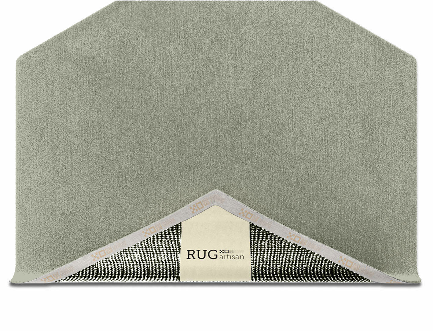 RA-CA11 Solid Colors Hexagon Hand Knotted Tibetan Wool Custom Rug by Rug Artisan