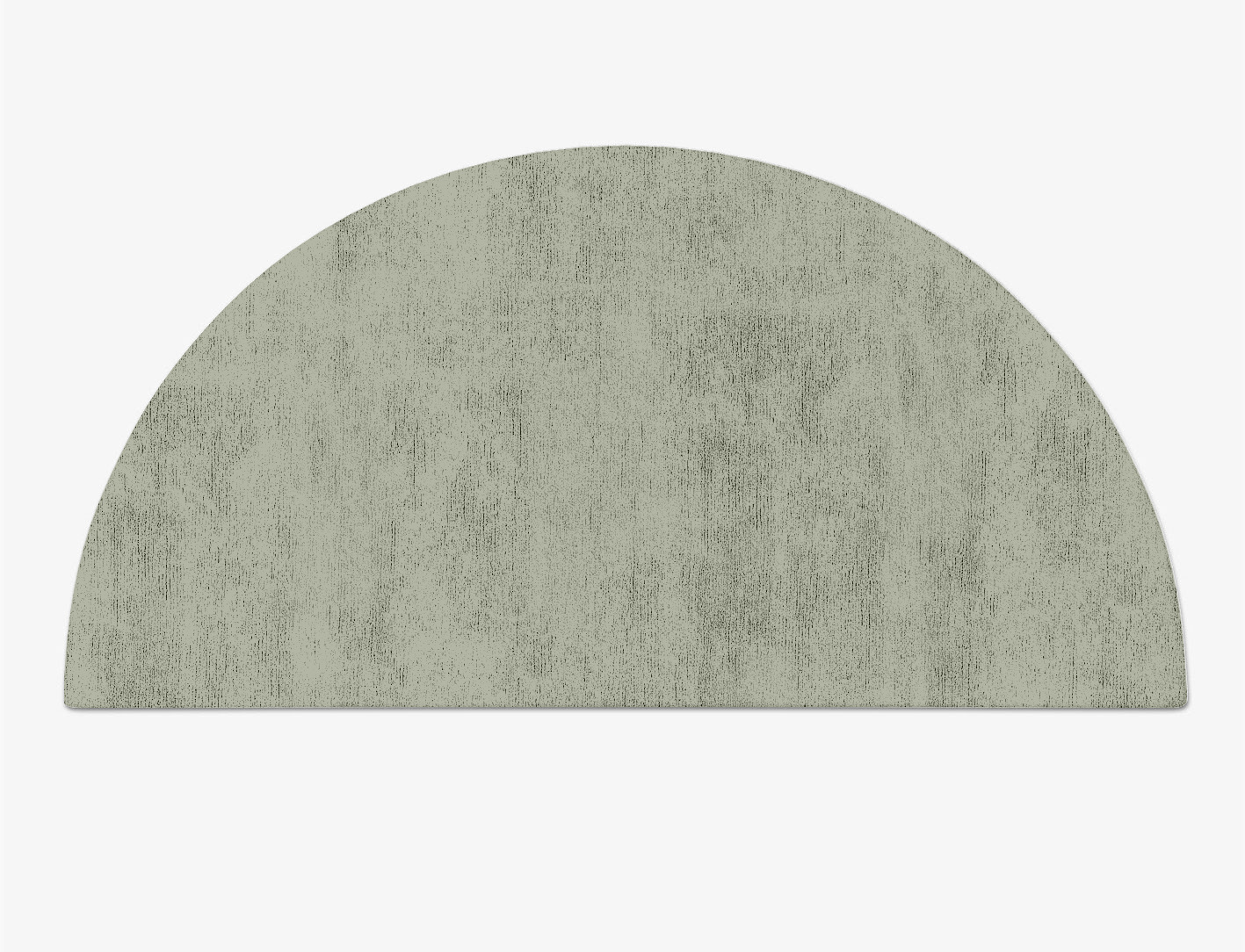RA-CA11 Solid Colors Halfmoon Hand Tufted Bamboo Silk Custom Rug by Rug Artisan