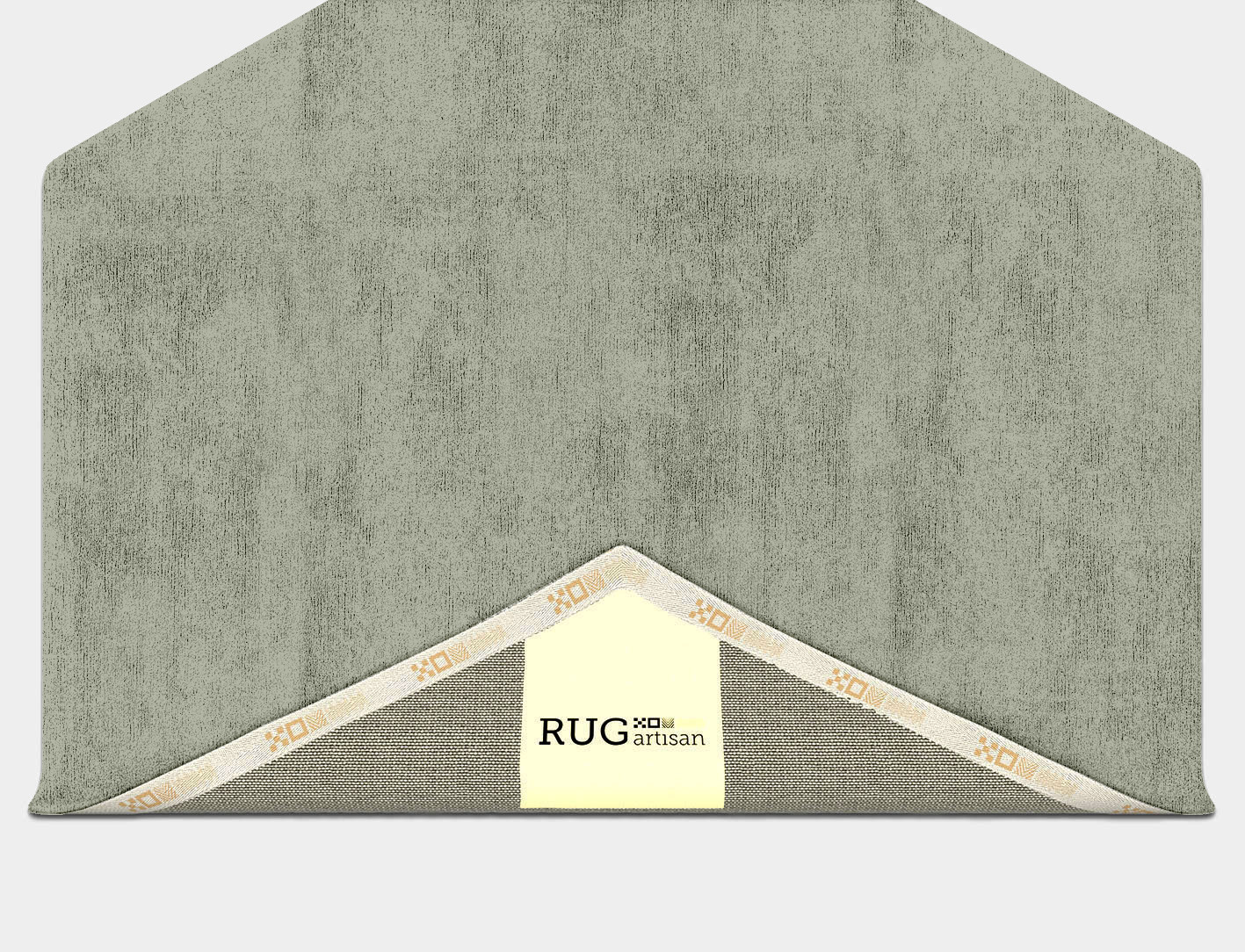 RA-CA11 Solid Colors Hexagon Hand Tufted Bamboo Silk Custom Rug by Rug Artisan