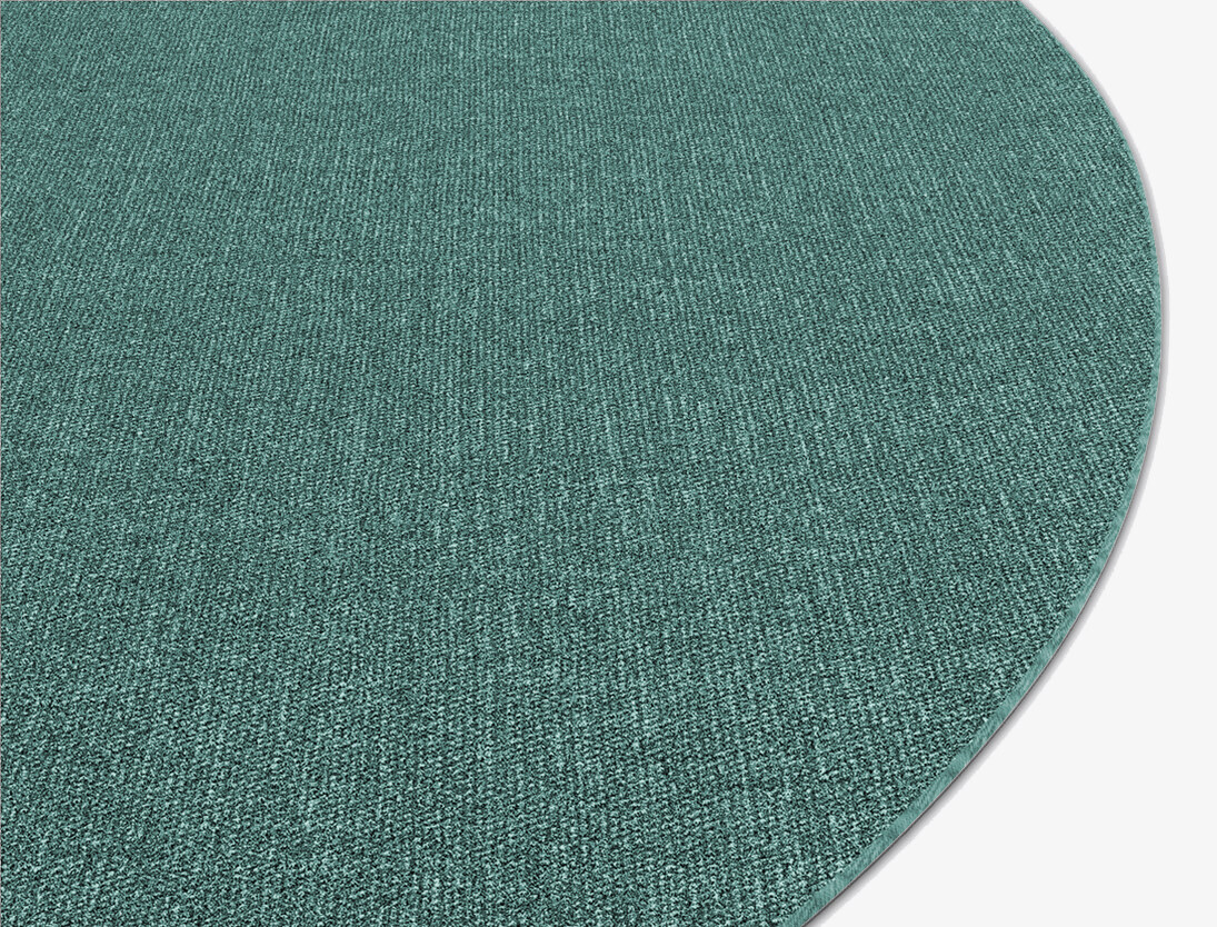 RA-CB07 Solid Colors Round Flatweave New Zealand Wool Custom Rug by Rug Artisan