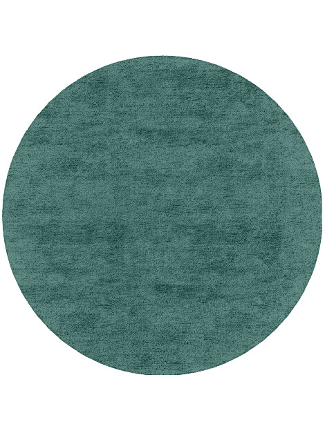 RA-CB07 Solid Colours Round Hand Tufted Bamboo Silk Custom Rug by Rug Artisan