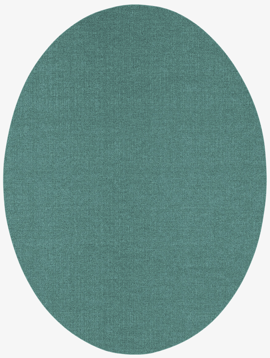 RA-CB07 Solid Colors Oval Outdoor Recycled Yarn Custom Rug by Rug Artisan