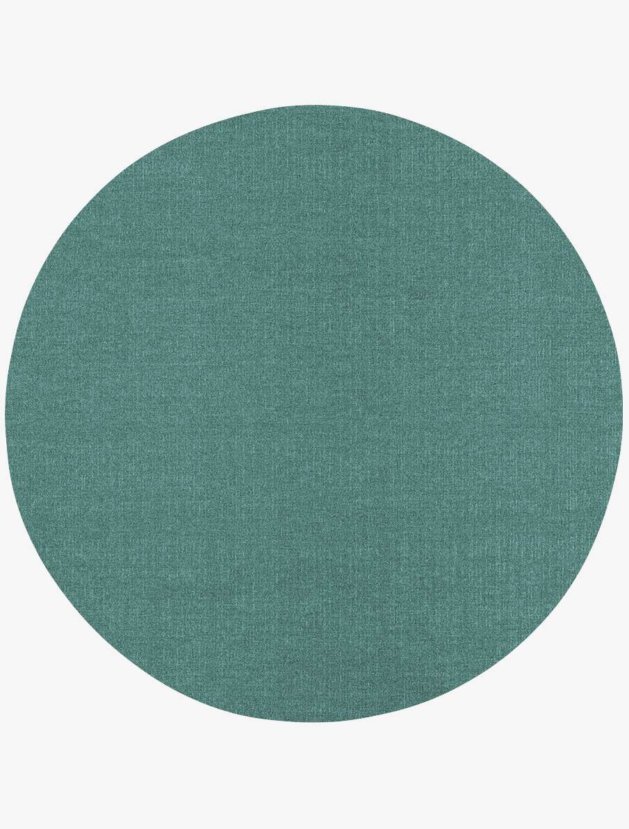 RA-CB07 Solid Colours Round Outdoor Recycled Yarn Custom Rug by Rug Artisan