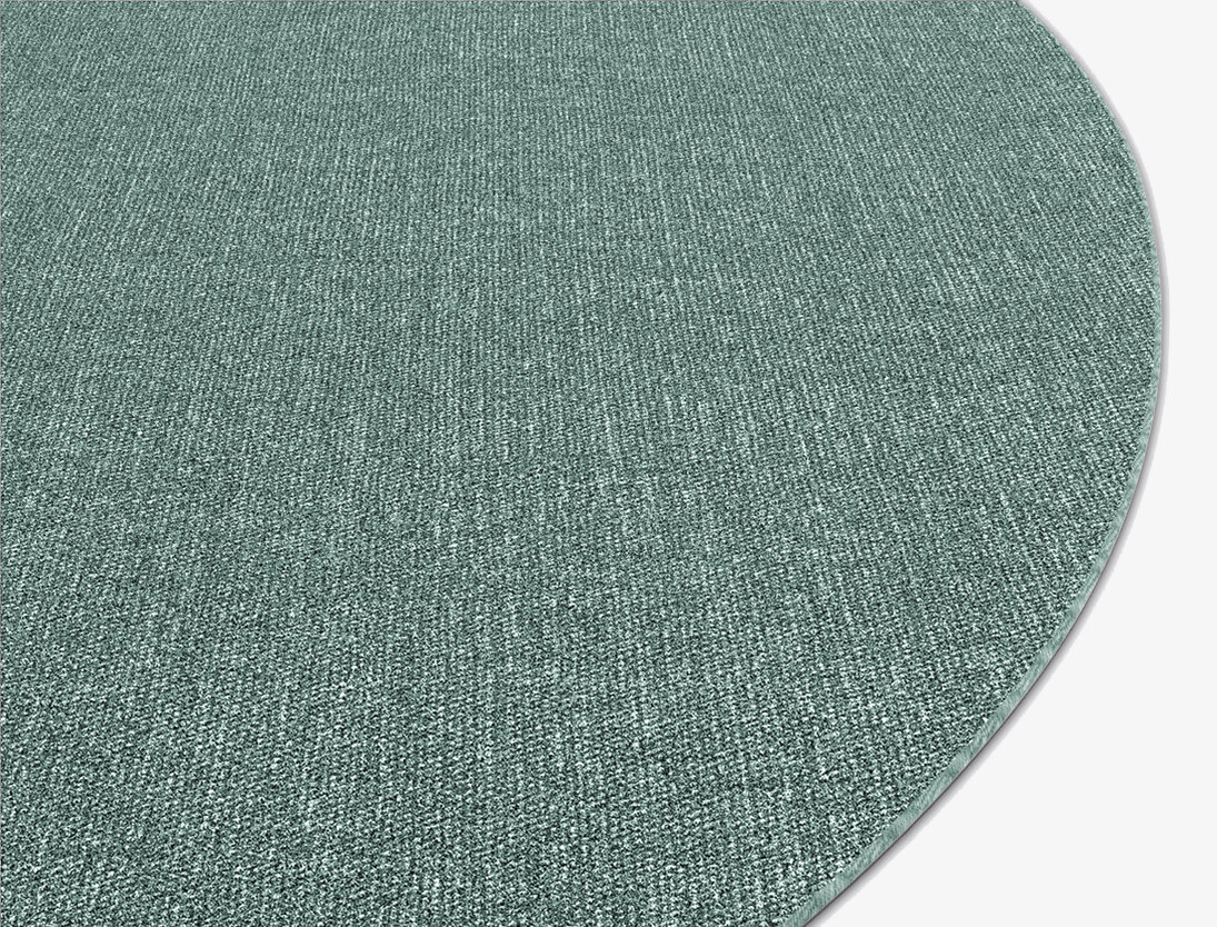 RA-CB08 Solid Colors Round Flatweave New Zealand Wool Custom Rug by Rug Artisan