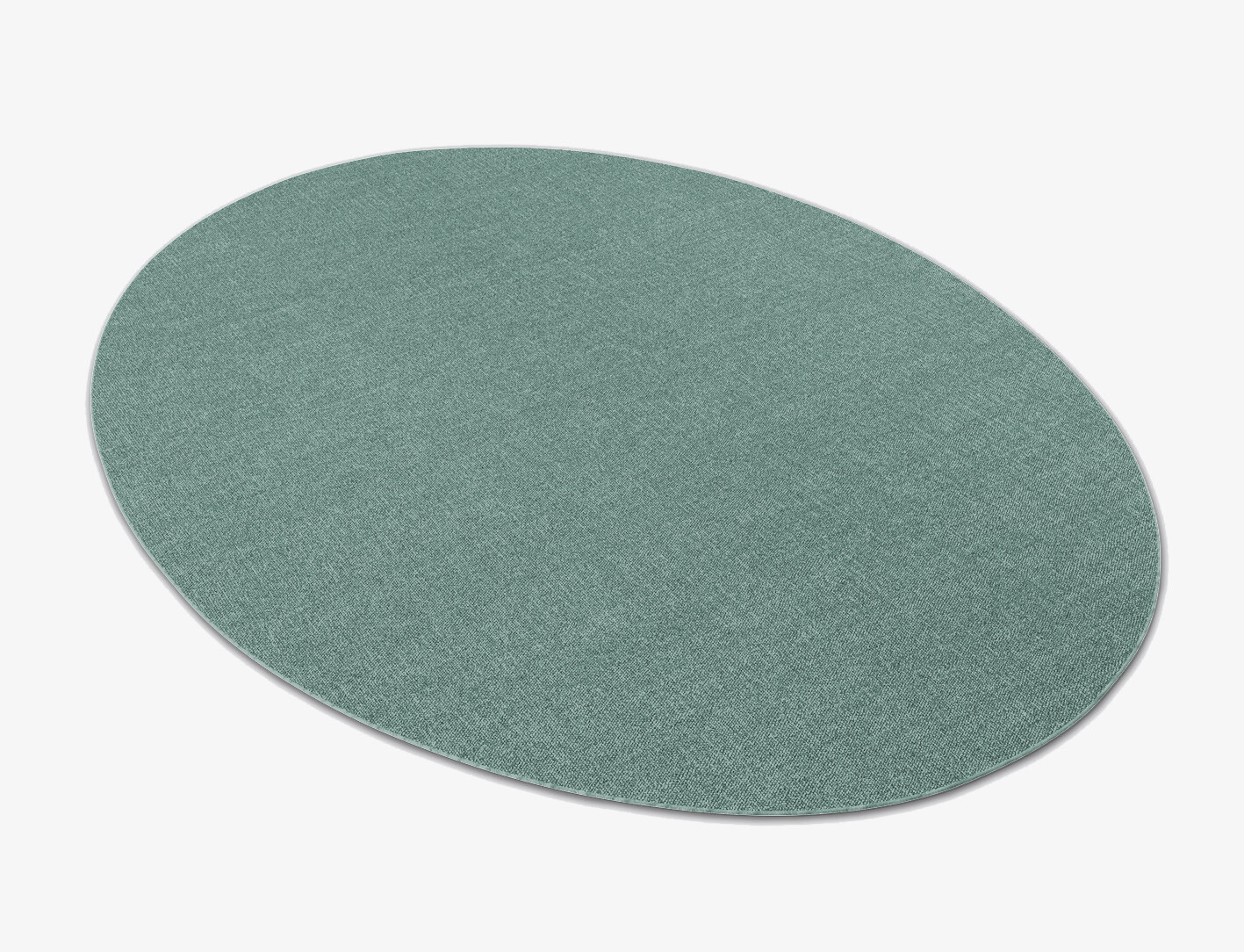 RA-CB08 Solid Colors Oval Outdoor Recycled Yarn Custom Rug by Rug Artisan