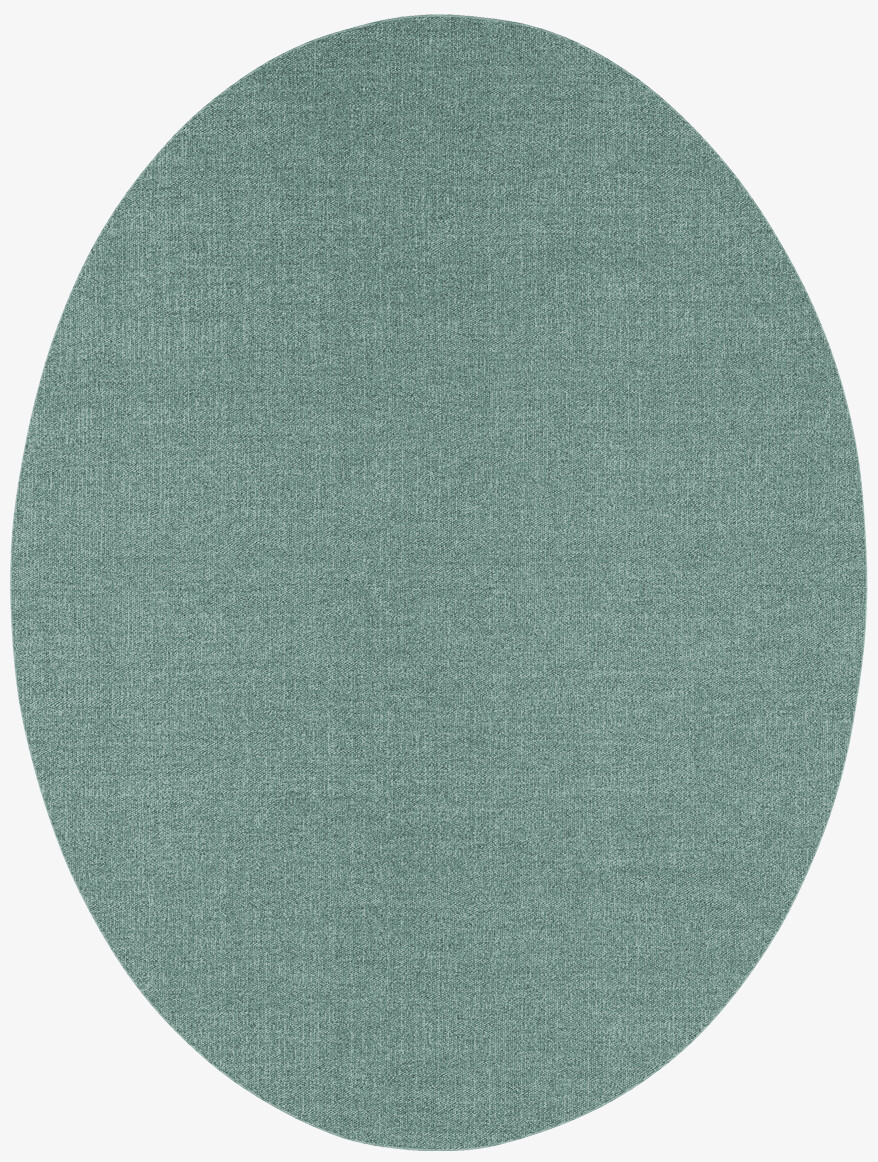 RA-CB08 Solid Colours Oval Outdoor Recycled Yarn Custom Rug by Rug Artisan